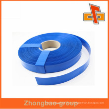 De alta calidad personalizada de plástico de color azul PVC encogimiento tubo de manga de película para la tubería, la batería, la célula seca fabricante de envases de China